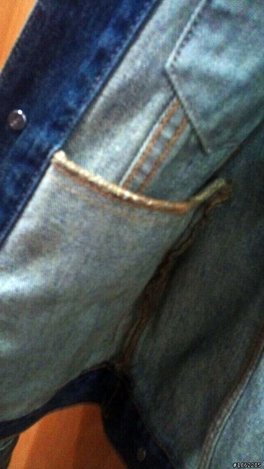 【開箱.實穿】LEVIS 刷白牛仔外套 .