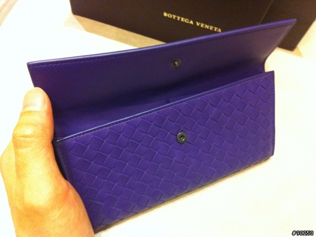 【開箱】VIOLET INTRECCIATO NAPPA CONTINENTAL WALLET 最新紫色長夾
