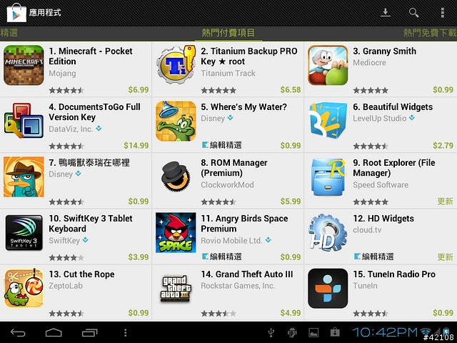 [分享] 使用ADB Shell開啟已Root平板的Google Play付費商店功能.