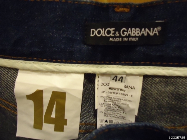 Dolce&gabbana 2012SS破壞褲