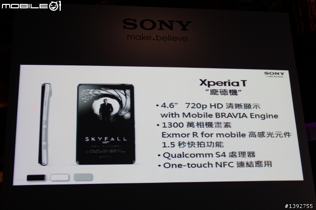 SONY MOBILE 2012旗艦新機發表會心得(已補，圖多圖片也調整好了)
