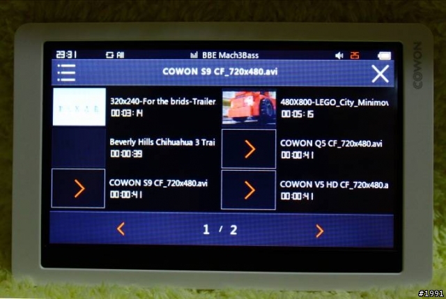 簡簡單單總是美好 COWON X9開箱