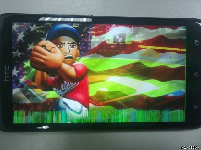 HTC one X看影片會出現橫線花屏