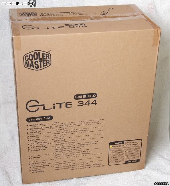 分享小板Z77主機很速配的CM Elite 344機殼
