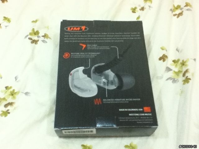 [新手開箱]Westone UM1