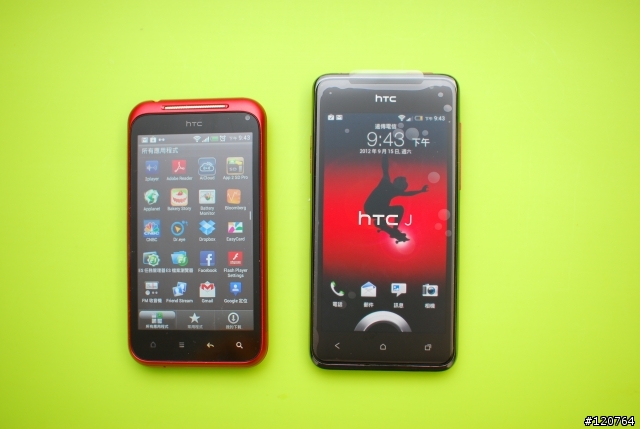 HTC J 開箱及HTC新一代與舊一代紅色手機PK