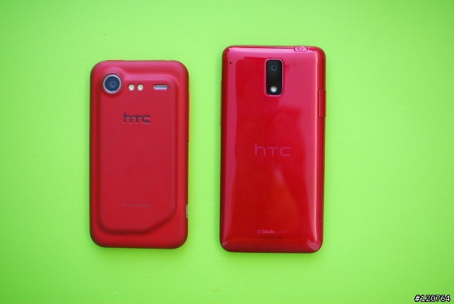 HTC J 開箱及HTC新一代與舊一代紅色手機PK