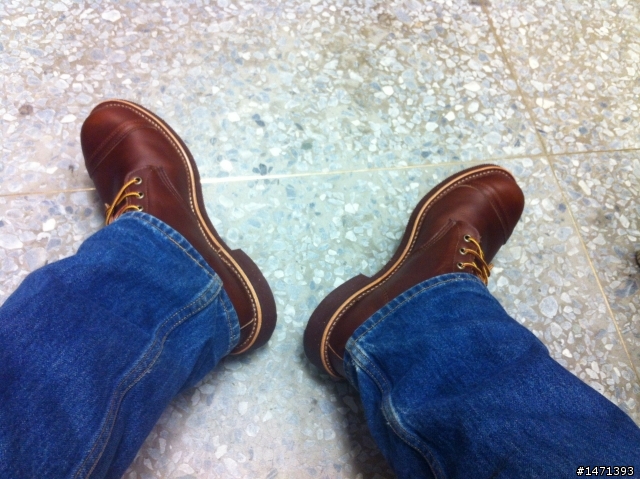 Chippewa 90044開箱+穿半年的Red Wing 8165