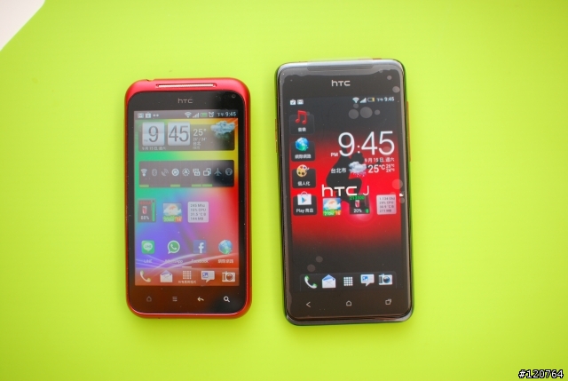 HTC J 開箱及HTC新一代與舊一代紅色手機PK