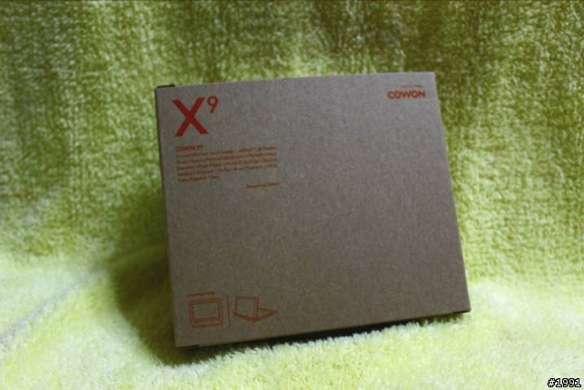 簡簡單單總是美好 COWON X9開箱