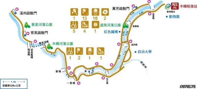 [路線]光復橋>景美>木柵動物園 43km