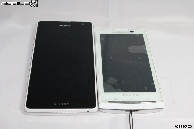 Sony Xperia TX  [白色] + 薄荷藍皮套 + 行動電源