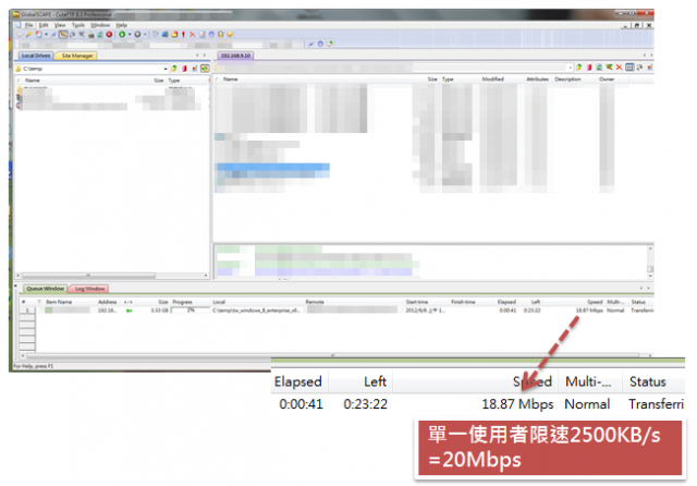 [實測]DSM4.1頻寬管理的考驗