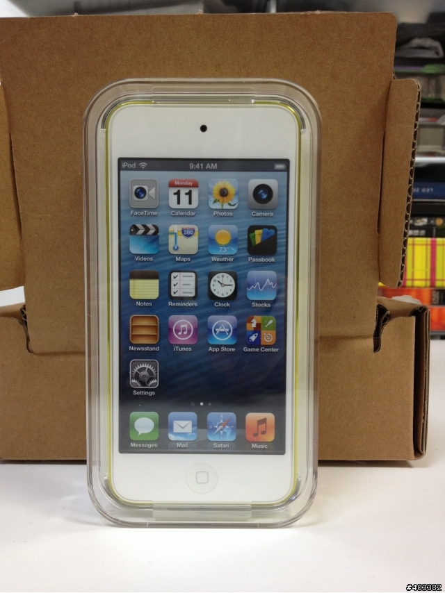 iPod touch 5 黃色 64GB開箱