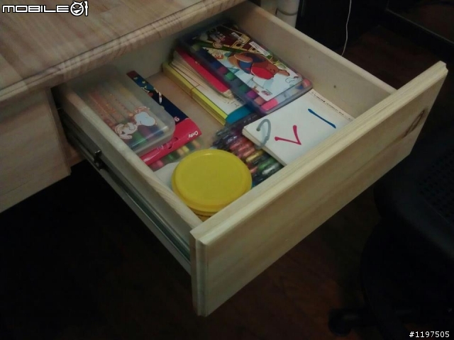 [苦命電梯工]爸爸愛心書桌 <抽屜終於完工了!>