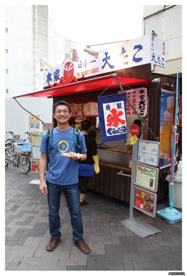 【日本。大阪】關西空港到難波→本家章魚燒→螃蟹道樂