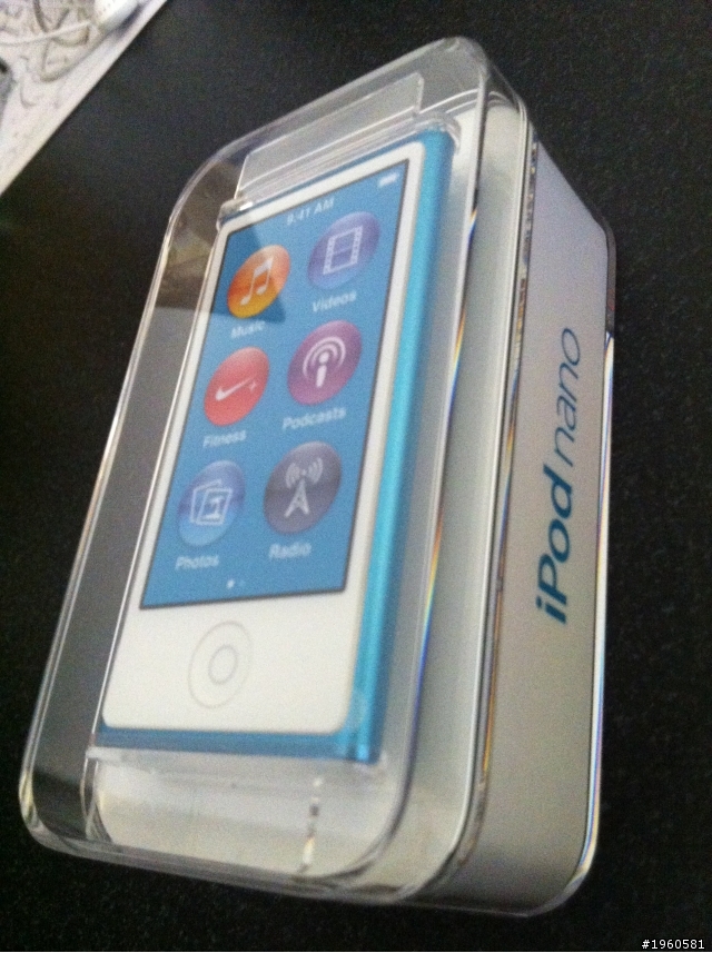 [開箱]官網預購iPod nano 7th 藍色