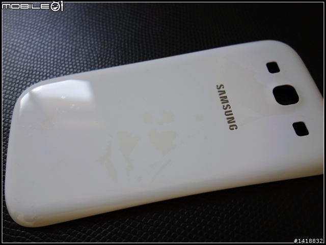 S3 電池蓋 彩虹紋，米黃，徹底再見