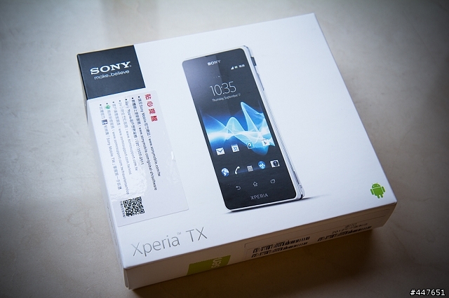 [開箱] SONY XPERIA TX 珍珠白 (附實拍照)