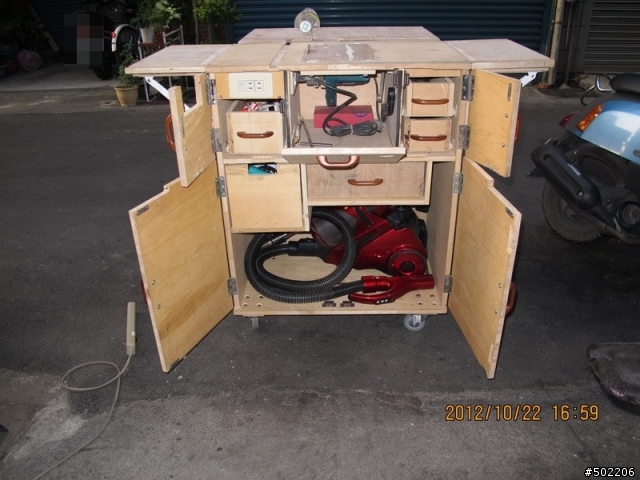 個人簡易工程-第12~4篇-多功能 收納型 組合式 鋸台 - 完成篇 製作紀錄