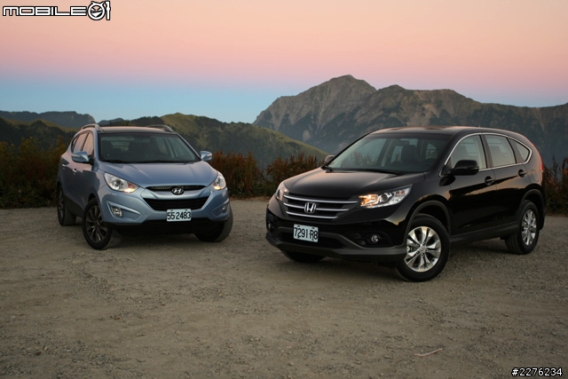 國產SUV雙雄斷油對決 Honda CR-V 2.4 vs. Hyundai ix35S(10/24完整更新)