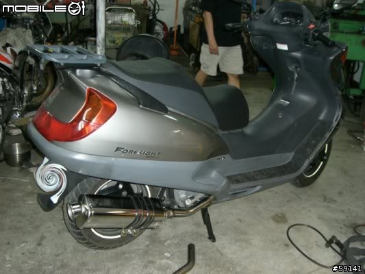 HONDA Foresight 排氣管前段訂製