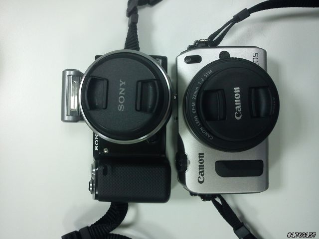 EOSM  VS NEX5N  (身材大比拼) 另附上不專業實拍照