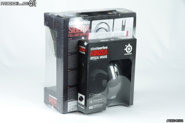 SteelSeries 1990元電競超值包！Siberia V1頭戴式耳麥+Kinzu V2光學滑鼠(寂靜黑)