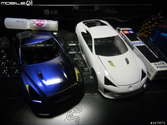 [1/24車模改裝分享] 雙神會戰 東洋神劍(LFA)vs東瀛戰神(GTR) 製作第2篇