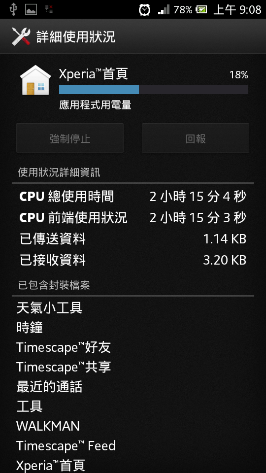 關於 XPERIA P 待機耗電問題