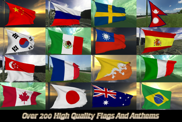 [分享] Fly My Flags - 用國旗來為台灣加油吧!