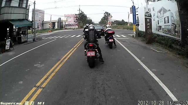 原來重機車牌可以這樣擺