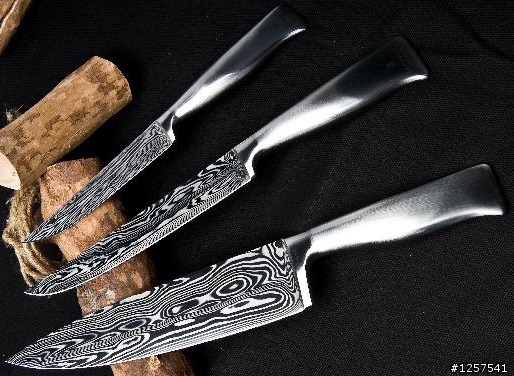 [開箱]台中建成J.C. Kitchen-剁刀6m/m(鐵柄)、龍紋尖型切片刀1.8m/m(口金柄)+日本製雙人牌日本岐阜廠-雅600S系列180mm三德刀+高雄登和興-特銀文武刀