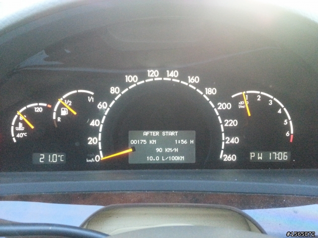 2001年BENZ S320  油耗表現