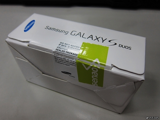 Samsung Galaxy S Duos S7562 雙卡手機-開箱