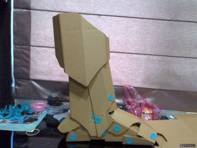 鋼鐵人 MARK VI 1:1 模型製作過程分享 – 紙箱手創 DIY