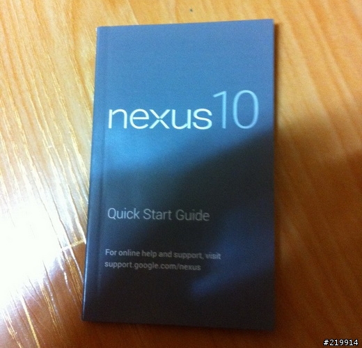 Nexus 10實機照與規格[更新影片]