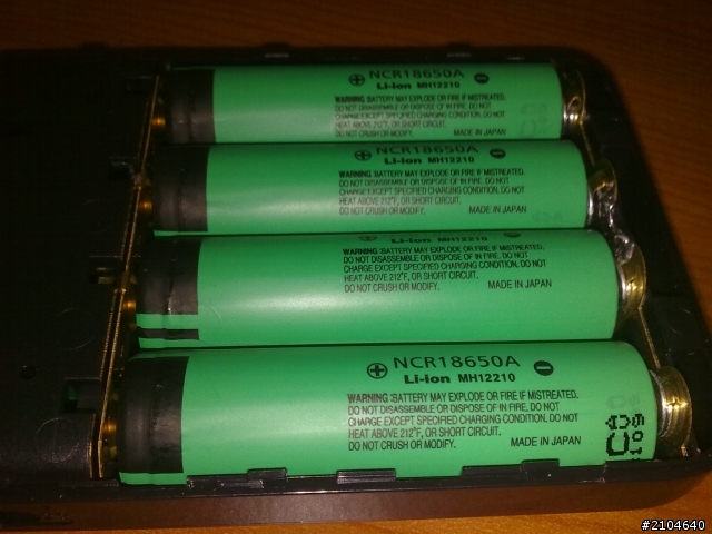NCR18650A  3100松下電池 行動電源 開箱