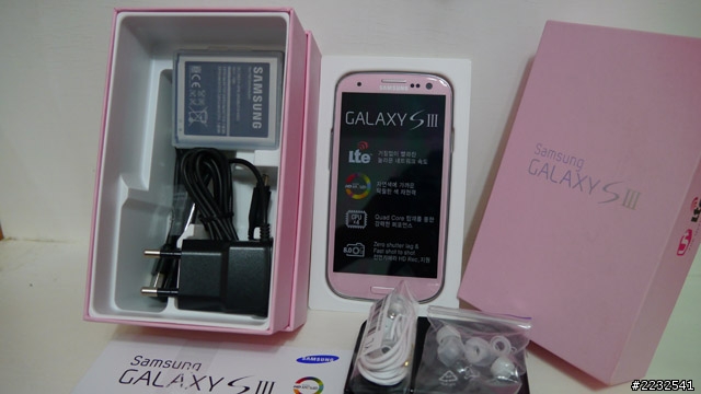 Samsung S3公主系甜美粉紅色 (韓版SHV-E210L) 簡單開箱 [SIII]
