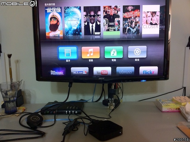 Apple TV3 利用HDMI轉VGA輸出(含立體音效) 的成功案例