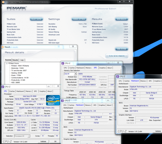 Intel Xeon E5-2680與GIGABYTE X79S-UP5 Server級效能分享