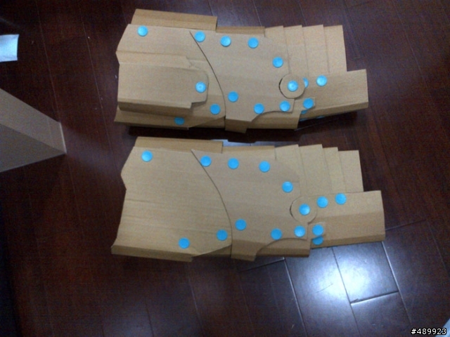 鋼鐵人 MARK VI 1:1 模型製作過程分享 – 紙箱手創 DIY
