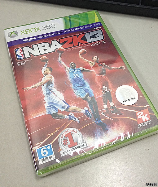 XBox 360 中英文版 NBA 2K13 開盒!