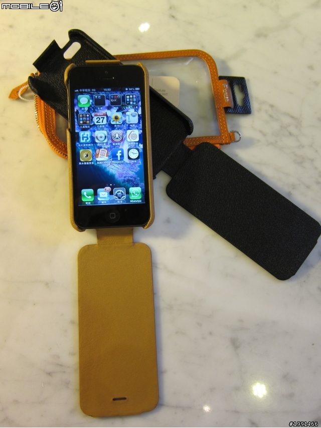 [分享] Apple iphone5 好東西分享中-真皮手工手機皮套