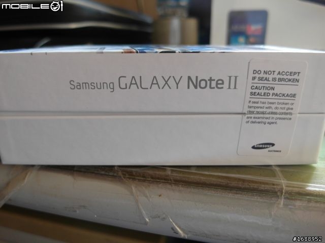 Samsung Galaxy Note II早鳥簡易開箱文