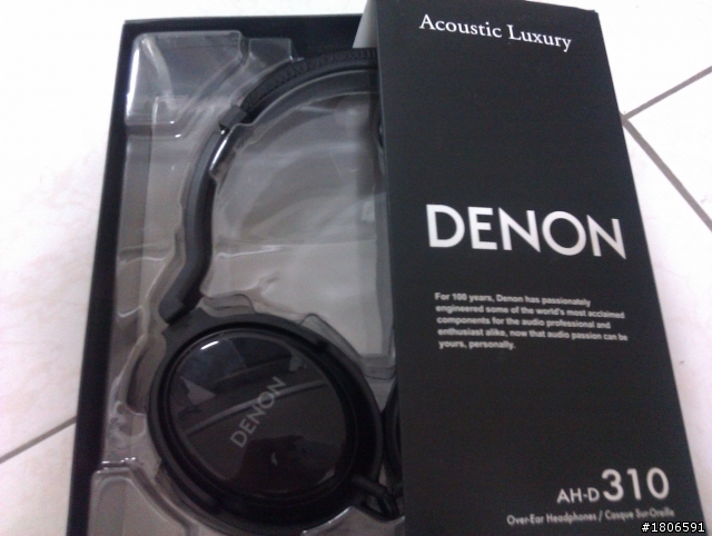 DENON AH-D310 [開箱](第一次嘗試開箱）