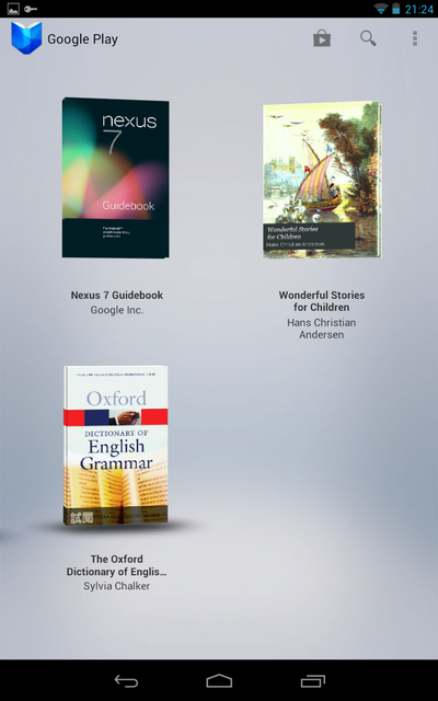 台版 Nexus 7 免 root, 免刷機, Google Play 家族大集合, Play Books, Magazines, Movies 通通跑出來