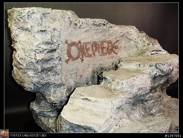 仿石造S梯形場景海賊王專屬展示台