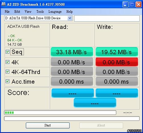 跟大家分享一下ADATA S102 PRO 16G速度