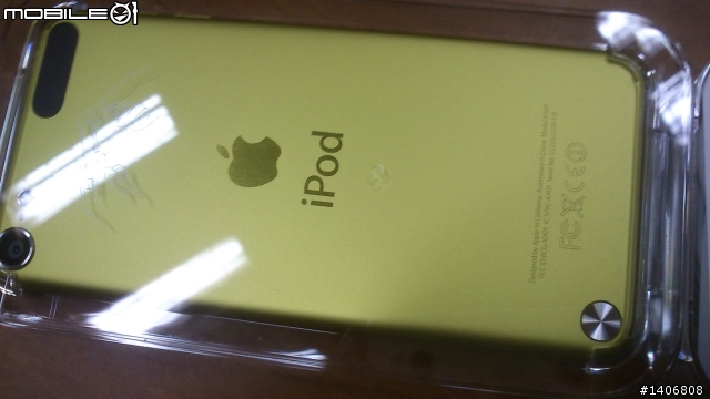 [開箱]iPod touch 5 黃色 32G 新手開箱~